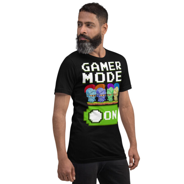 Power Up Your Wardrobe with the 'Gamer Mode On' Black Tee! - Image 15