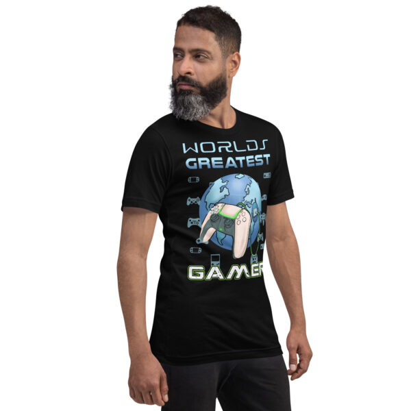 Claim Your Throne: The 'World's Greatest Gamer' Unisex Tee - Image 18