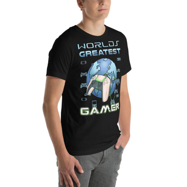 Claim Your Throne: The 'World's Greatest Gamer' Unisex Tee - Image 19