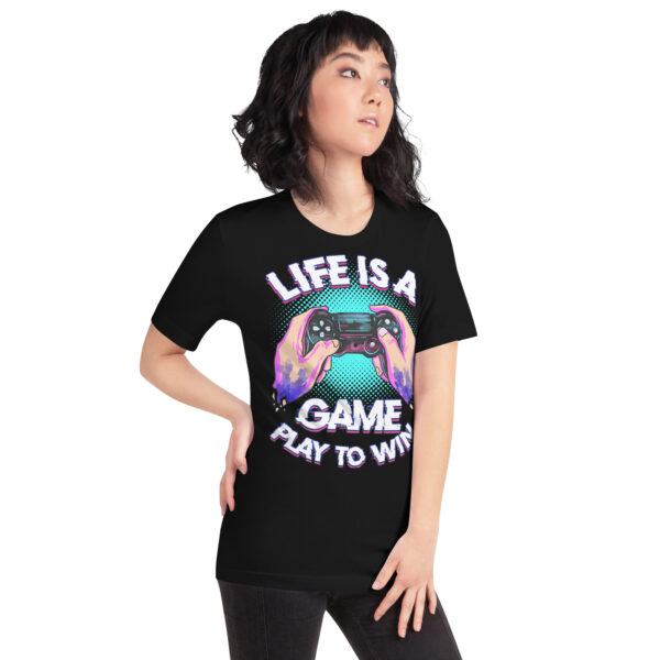 Embrace the Gamer's Creed: 'Life Is A Game - Play To Win' Tee - Image 10