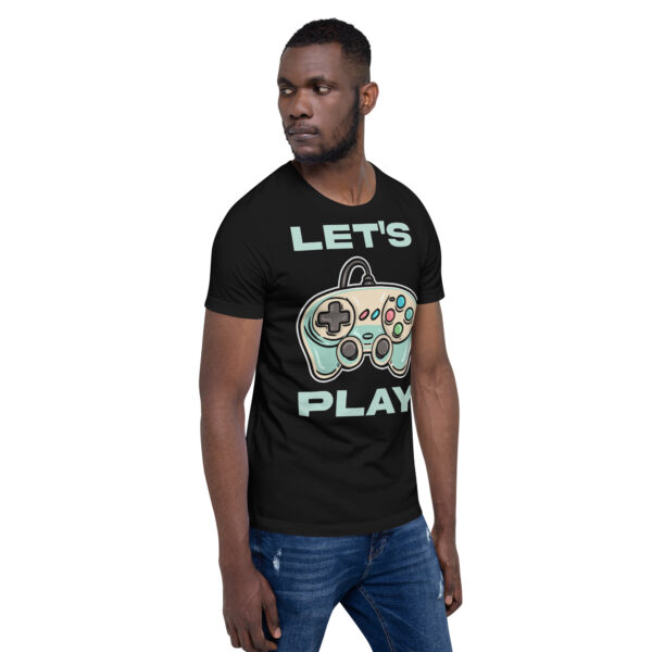 Game in Ultimate Comfort: 'Let's Play' Unisex T-Shirt! - Image 13