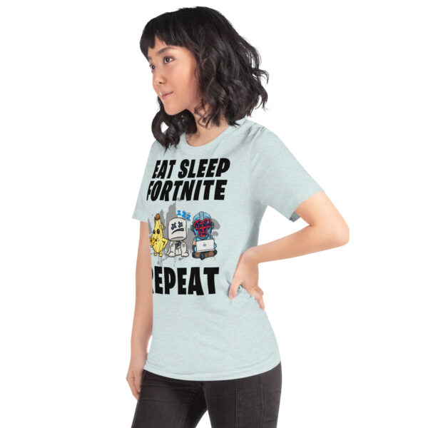 Victory Royale Routine Unisex Tee: Fortnite Cycle - Image 25