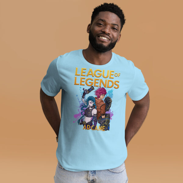 Tales of Valor Unisex Tee: League of Legends Arcane - Image 29