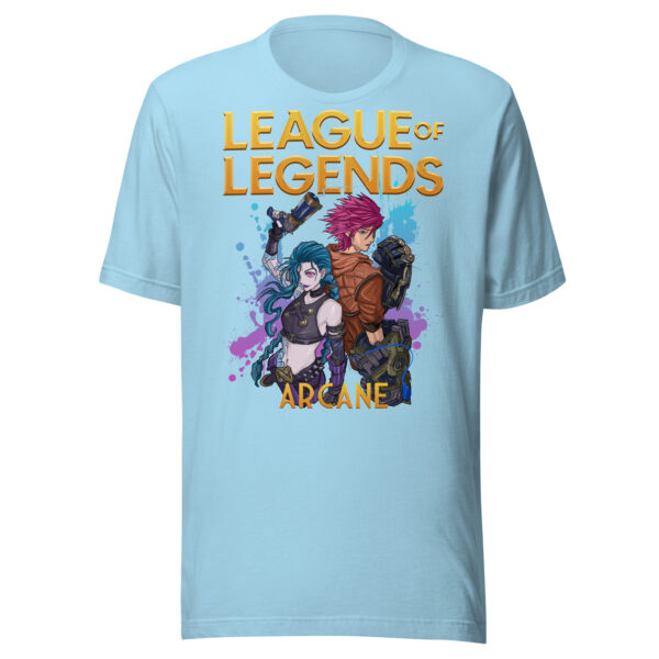 Tales of Valor Unisex Tee: League of Legends Arcane - Image 40