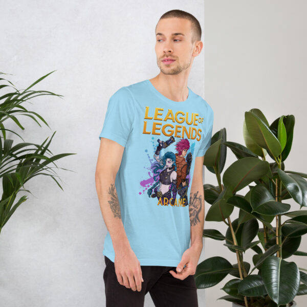 Tales of Valor Unisex Tee: League of Legends Arcane - Image 34