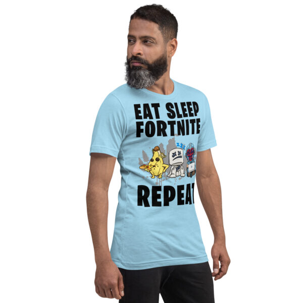 Victory Royale Routine Unisex Tee: Fortnite Cycle - Image 38