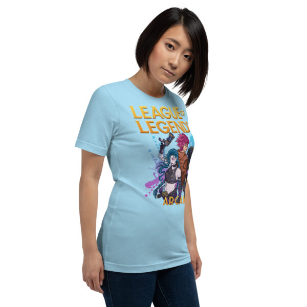 Tales of Valor Unisex Tee: League of Legends Arcane - Image 36