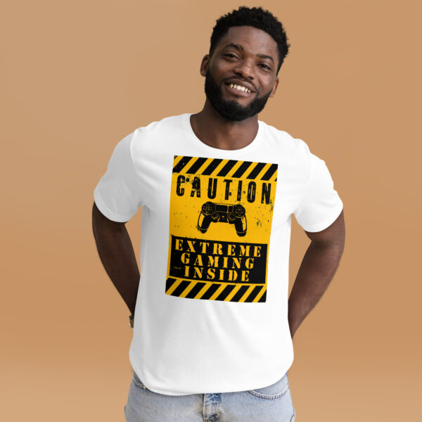 Flash Your Gamer Status with the Ultimate 'Caution: Extreme Gaming Inside' Tee! - Image 18