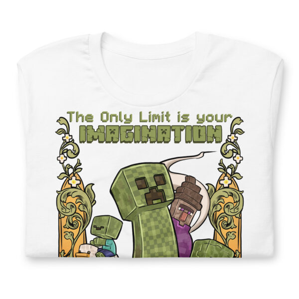 Builder's Dream Unisex Tee: Minecraft Imagination - Image 12