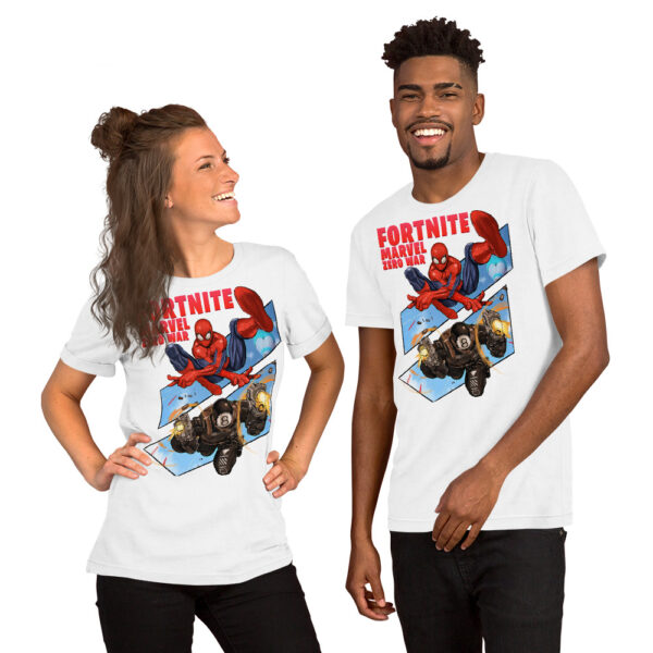 Alliance of Legends Unisex Tee: Fortnite x Marvel Zero War - Image 12