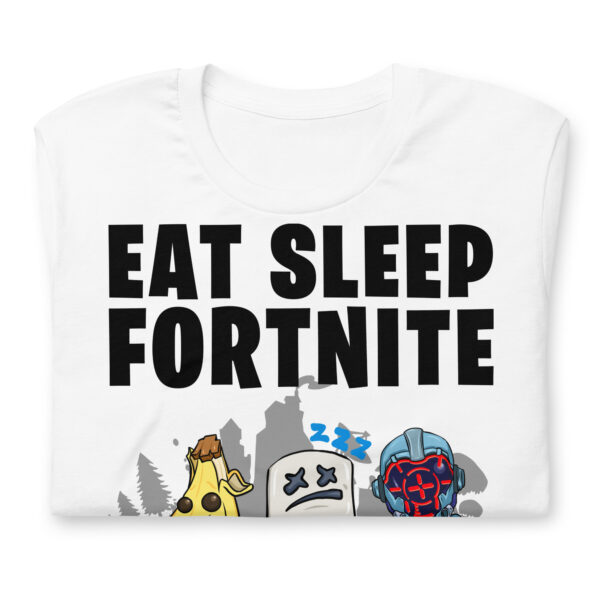 Victory Royale Routine Unisex Tee: Fortnite Cycle - Image 12