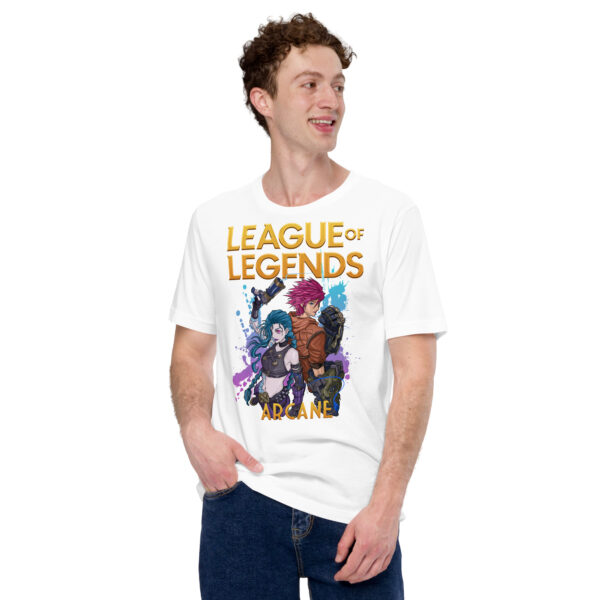 Tales of Valor Unisex Tee: League of Legends Arcane - Image 5