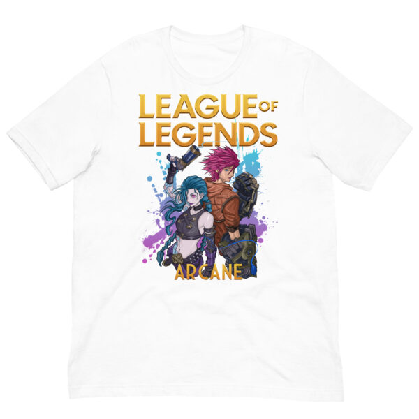 Tales of Valor Unisex Tee: League of Legends Arcane - Image 6