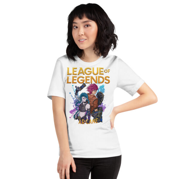 Tales of Valor Unisex Tee: League of Legends Arcane - Image 15