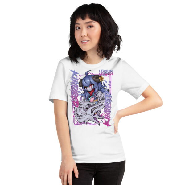 Mythic Spirits Unisex Tee: League of Legends Kindred - Image 4