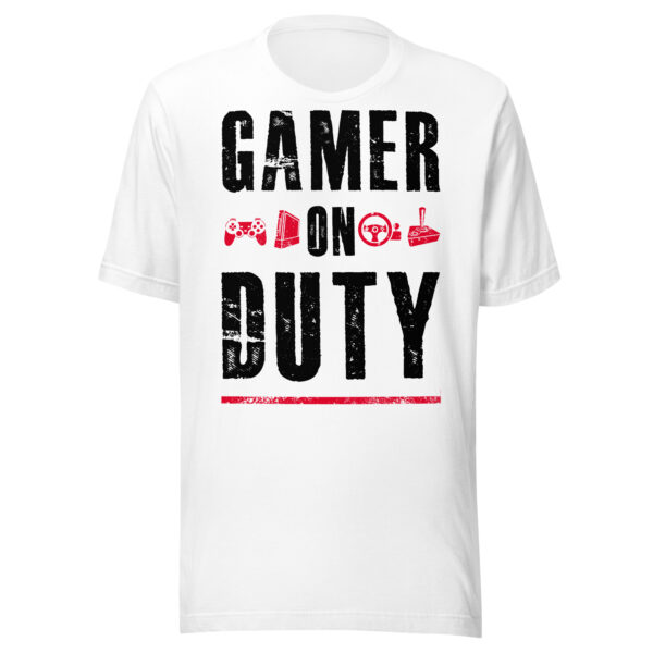 Report for Gaming: Wear Your 'Gamer On Duty' Tee with Pride!