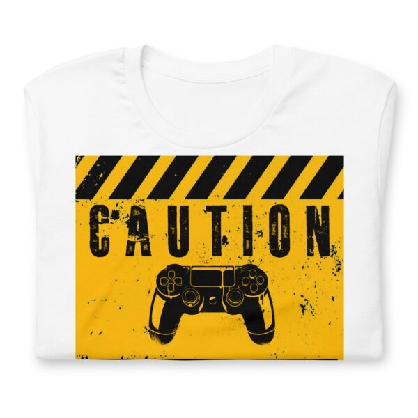 Flash Your Gamer Status with the Ultimate 'Caution: Extreme Gaming Inside' Tee! - Image 7