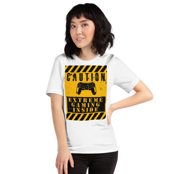 Flash Your Gamer Status with the Ultimate 'Caution: Extreme Gaming Inside' Tee! - Image 11