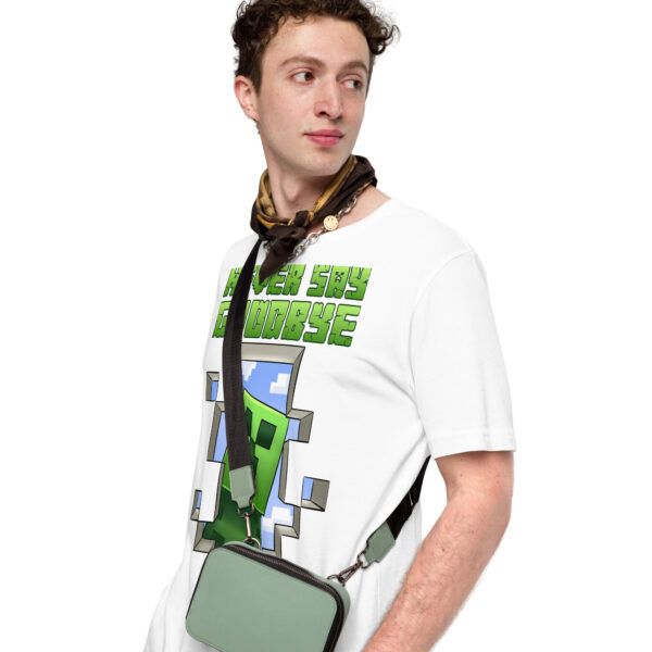 Pixel Promise Tee: Minecraft Never Say Goodbye Unisex T-Shirt - Image 4