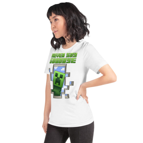 Pixel Promise Tee: Minecraft Never Say Goodbye Unisex T-Shirt - Image 8