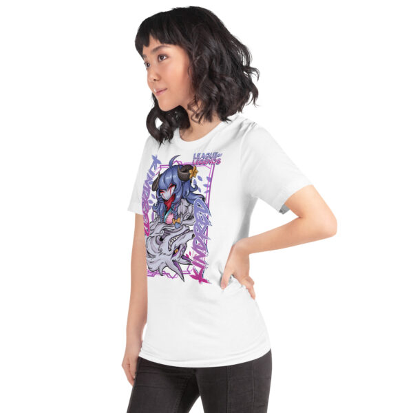 Mythic Spirits Unisex Tee: League of Legends Kindred - Image 3