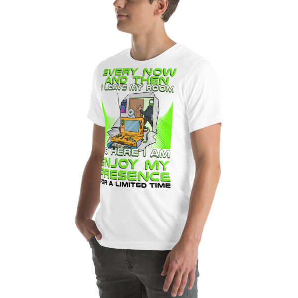 Exclusive Gamer Alert: 'Enjoy My Presence' Unisex T-Shirt - Image 19