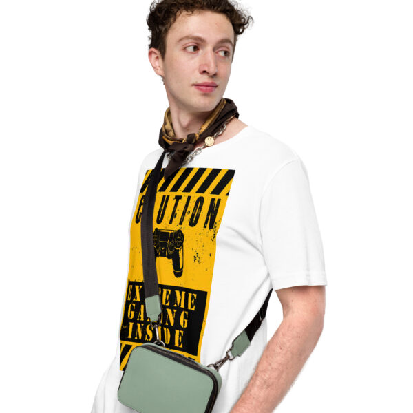 Flash Your Gamer Status with the Ultimate 'Caution: Extreme Gaming Inside' Tee! - Image 2