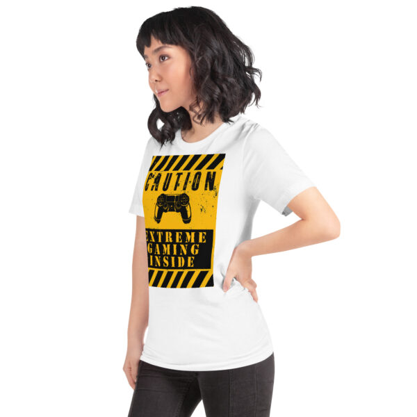 Flash Your Gamer Status with the Ultimate 'Caution: Extreme Gaming Inside' Tee! - Image 10