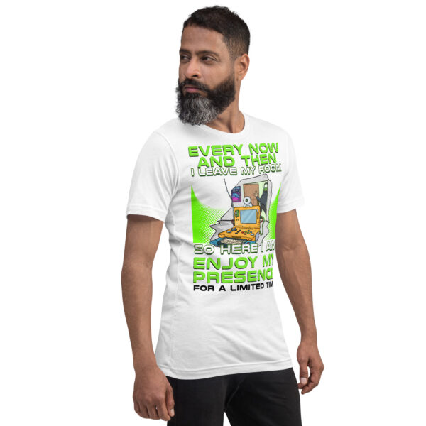 Exclusive Gamer Alert: 'Enjoy My Presence' Unisex T-Shirt - Image 21