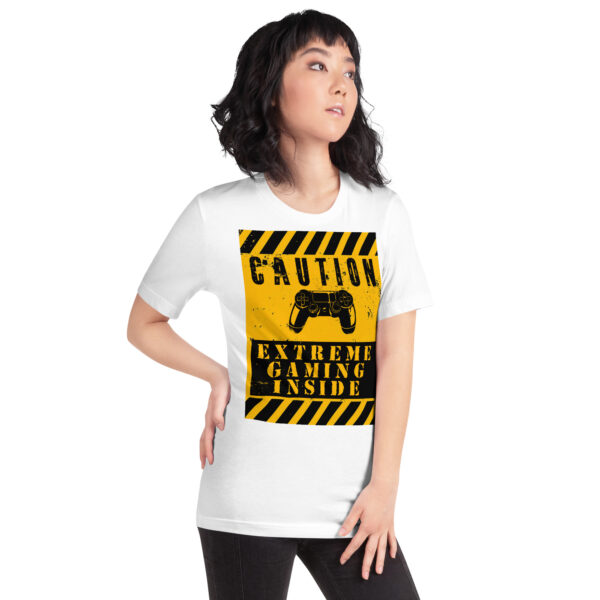 Flash Your Gamer Status with the Ultimate 'Caution: Extreme Gaming Inside' Tee! - Image 9