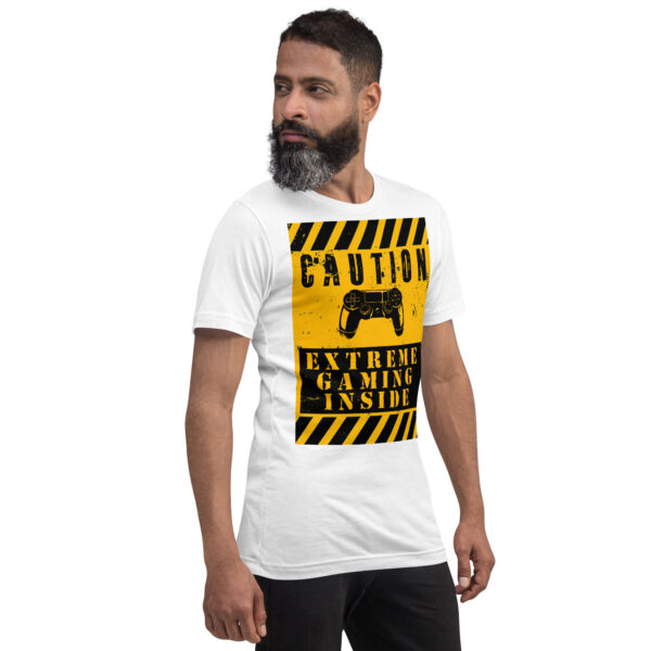 Flash Your Gamer Status with the Ultimate 'Caution: Extreme Gaming Inside' Tee! - Image 23