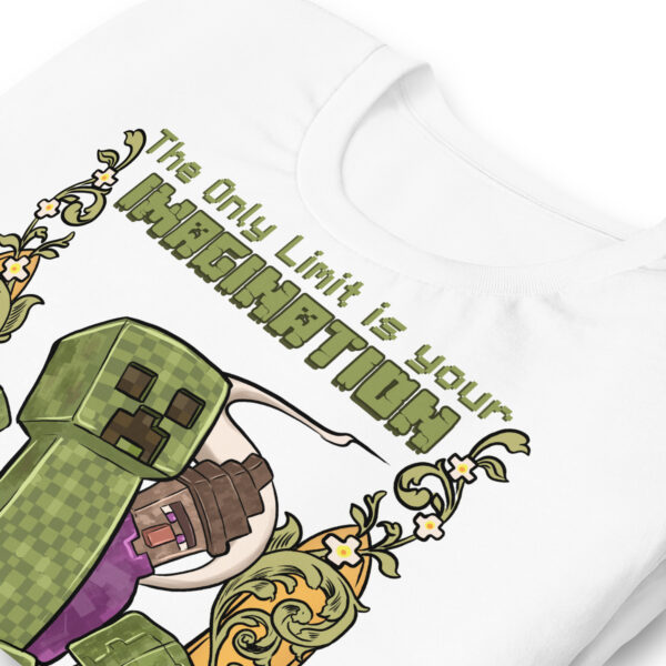 Builder's Dream Unisex Tee: Minecraft Imagination - Image 11